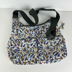Baggallini Travel Crossbody Bag in Cute color swatch print-Mult-pockets-RFID